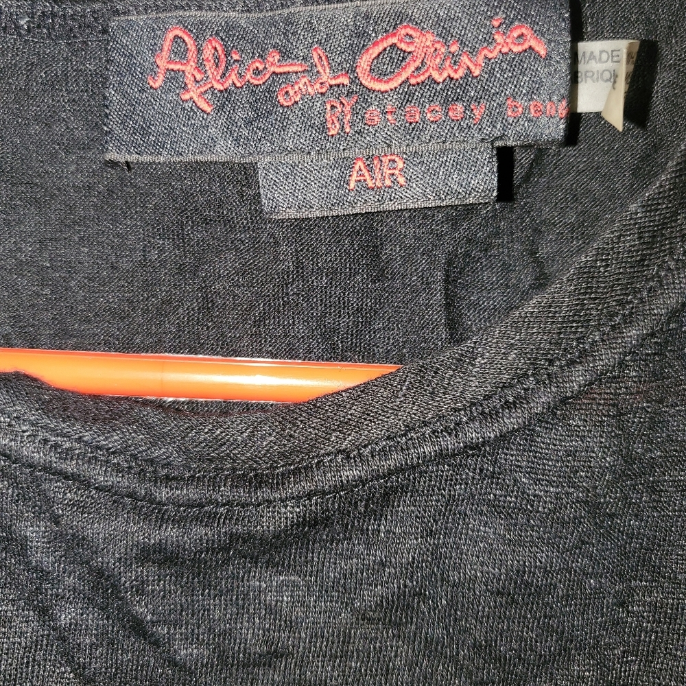 Alice and Olivia Air Open Back Criss Cross tank - Picture 3 of 5